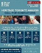 Heritage Toronto Awards- Call for Nominations